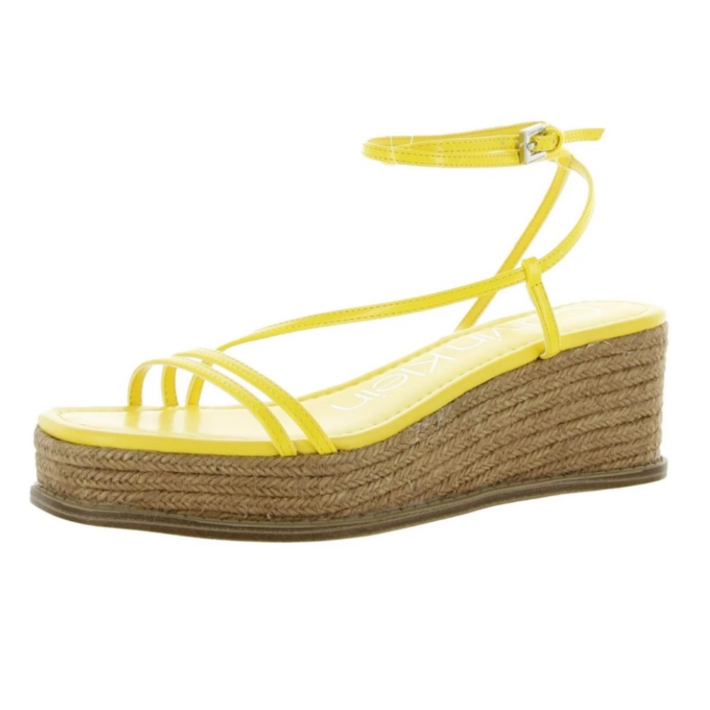 Calvin Klein Yellow Wrap Wedge